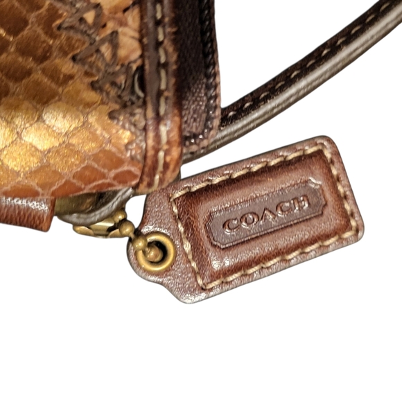 Coach Vintage Y2k Patchwork Wristlet - Picture 3 of 11